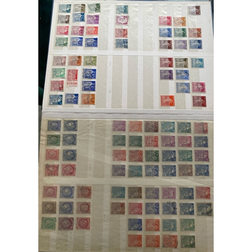 627 - FRANCE stamp album / dealer stock book with mint and used sets of stamps, single stamp examples from... 