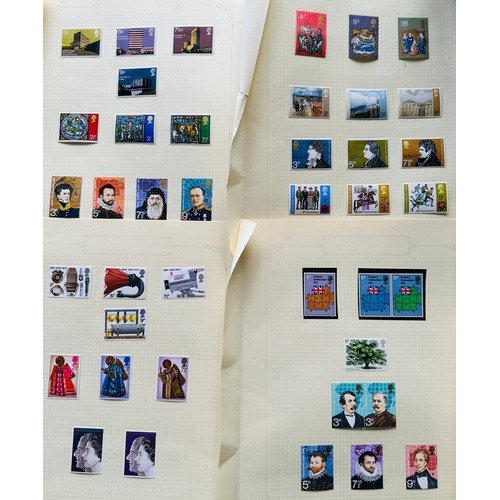 566 - GB Early decimal mint commemorative stamps QEII