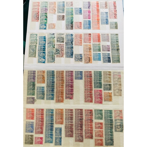 627 - FRANCE stamp album / dealer stock book with mint and used sets of stamps, single stamp examples from... 
