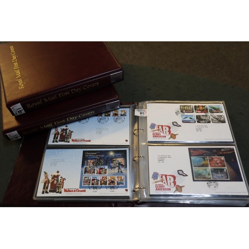 91 - Great Britain collection of First Day Covers in three Royal Mail stamp albums, 2005 to 2012 period.
... 