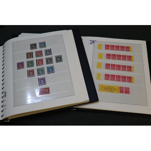 69 - French Andorra mint collection of stamps in two Lindner boxed printed albums with stamps 1931 to 201... 