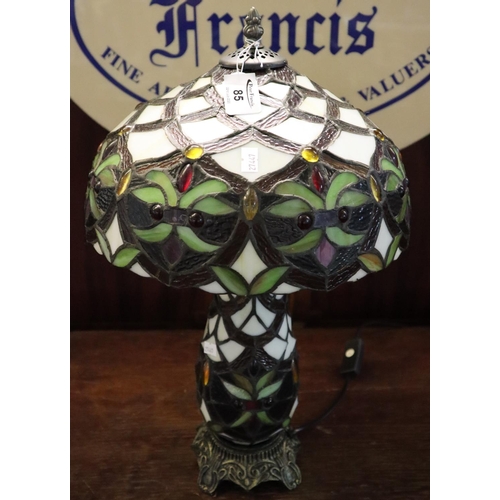 85 - Modern Tiffany style mushroom table lamp.
(B.P. 24% incl. VAT)