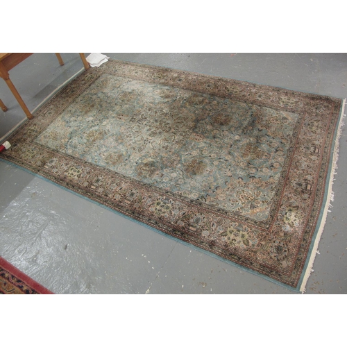 508 - Kahmir hand made hand knotted carpet of Persian foliate design. 1.85 x 2.85M approx. 
(B.P. 21% + VA... 