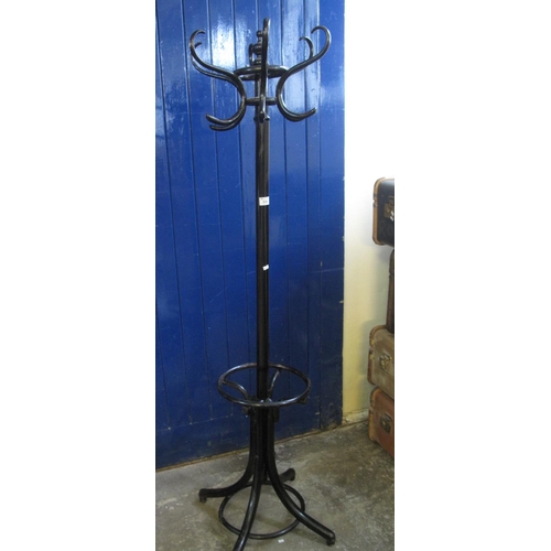 536 - Ebonised bentwood coat and hat stand.
(B.P. 21% + VAT)