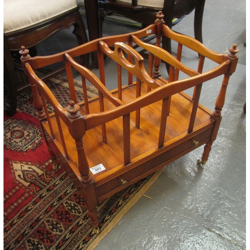 503 - Reproduction Yew wood Canterbury .
 B.P. 21% + VAT)