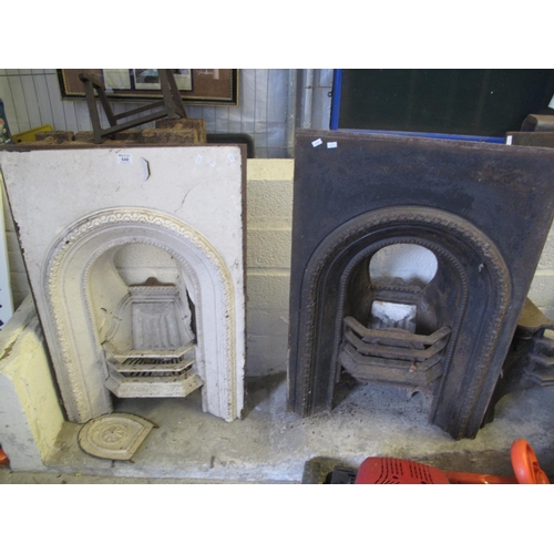 548 - Two similar Victorian cast iron bedroom fire places. (2)
(B.P. 24% incl. VAT)