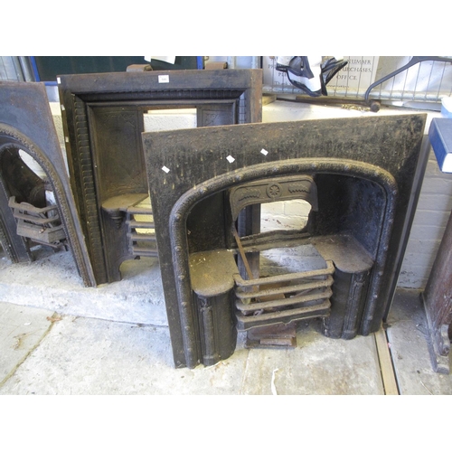 549 - Two similar Victorian cast iron kitchen fire places.
(B.P. 24% incl. VAT)