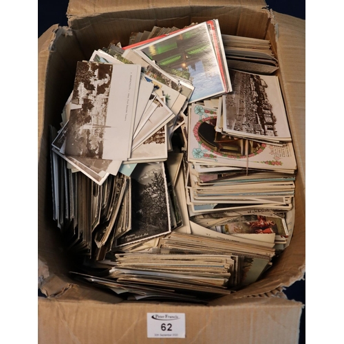 62 - Postcards all world selection in large box many 100's
(B.P. 21% + VAT)