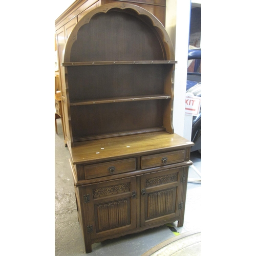 570 - Mid Century oak Old Charm style Duchess dresser.
(B.P. 21% + VAT)