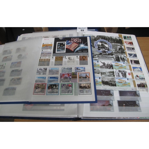 69 - Isle of Man mint and used collection of stamps in nine stockbooks, many 100s of stamps with sets, mi... 