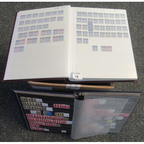 76 - Great Britain mostly used collection in eight stockbooks 1000's of stamps with duplication.
(B.P. 21... 