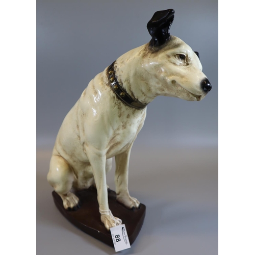 88 - HMV study of 'Nipper' the dog on base. 
(B.P. 21% + VAT)
