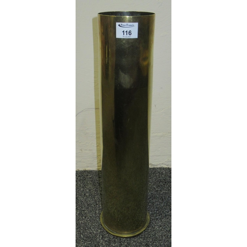 116 - Brass WWI shell case, dated 1917.
(B.P. 21% + VAT)