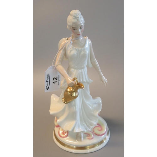 12 - Royal Doulton 'The Enchantment Collection, Queen of the Dawn' HN2437, modelled by Peggy Davies. 
(B.... 
