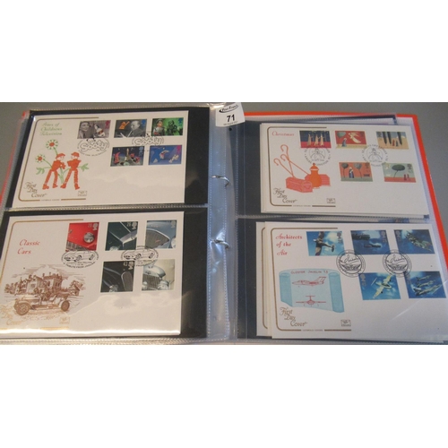 71 - Great Britain collection of Cotswold First day covers 1980-2000 - period in orange binder. 
(B.P. 21... 
