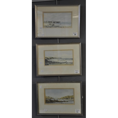 160 - After Elizabeth Haines, a group of three coloured prints of Welsh seaside scenes, limited editions. ... 