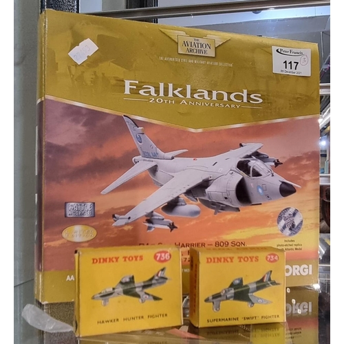 117 - Corgi The Aviation Archive 1:72 scale Falkland 20th anniversary Bae Sea Harrier Royal Navy Falklands... 