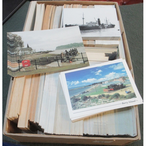 67 - Box of various modern train and ship cards with duplications. 100s.
(B.P. 21% + VAT)