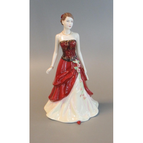 89 - Royal Doulton Pretty Ladies figure of the year bone china figurine 2006 HN4817 'Emily' with box and ... 