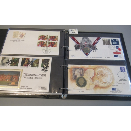 67 - Great Britain collection of First Day Covers 1968 to 2005 period all with special cancels including ... 