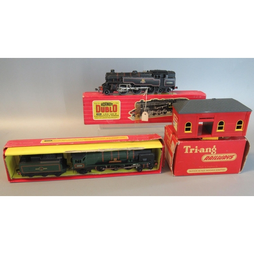 113 - Hornby Dublo 22224 LMR locomotive and tender in original box. Together with another Hornby Dublo 223... 