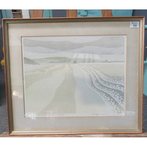 153 - Bernard Green (Welsh 1931-1998), Ricket's Head, Newgale, Pembrokeshire. Limited edition screen print... 