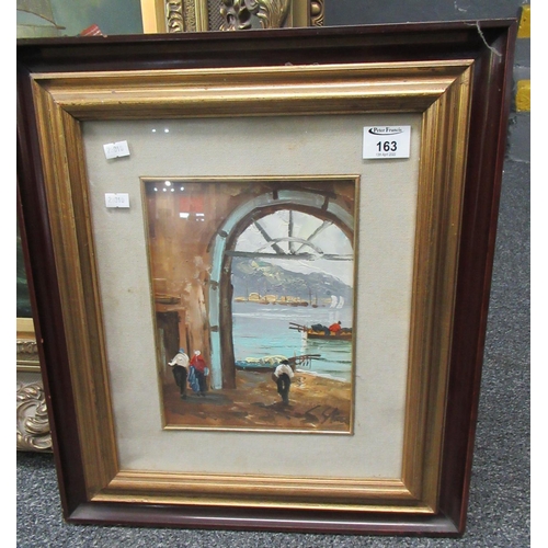 163 - Italian School, Labelled verso Salvetorae Stuini?  