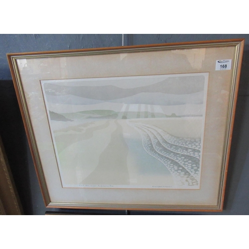 168 - Bernard Green (Welsh 1931-1998), Rickett's Head, Newgale, Pembrokeshire. Limited edition screen prin... 