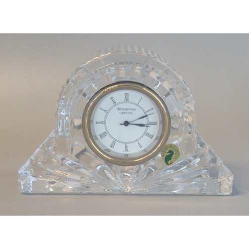 21 - Waterford crystal large cottage clock in original box.
(B.P. 21% + VAT)