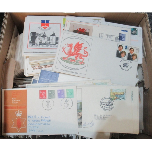 78 - Large box of all world first day covers and commemorative covers including lots of Great Britain 100... 