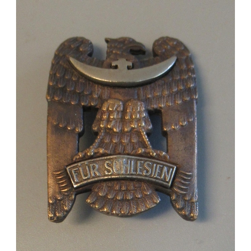 123 - Silesian Eagle Order 1st Class awarded after WWI to Friekorps Unit.  (B.P. 21% + VAT)