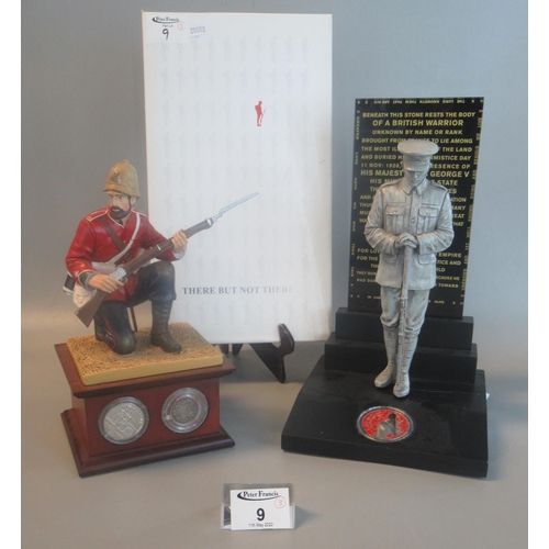 9 - Danbury Mint, 'The Unknown Warrior' Limited Edition with original box and COA etc - together with a ... 