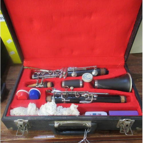 417 - Clarinet in original case, with cleaning accessories. 
(B.P. 21% + VAT)