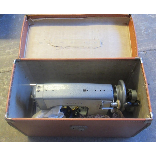 516 - Vintage Jones model D63 sewing machine in fitted box.
(B.P. 21% + VAT)