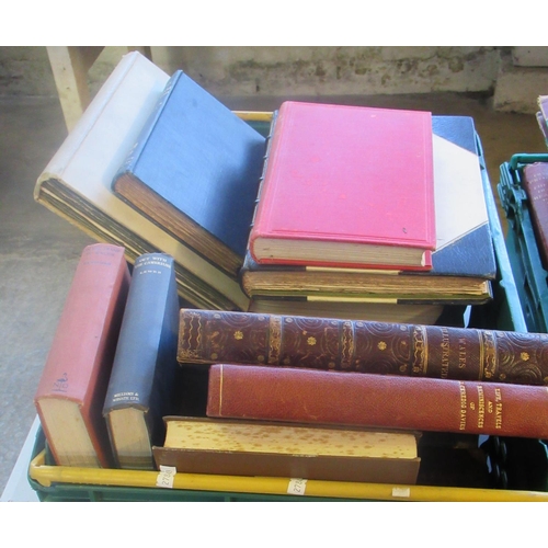 517 - Box of assorted antiquarian and other good quality books to include 'Wales Illustrated in a series o... 