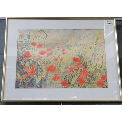 118A - Bim Giardelli (20th century, working in Wales, wife of artist Arthur Giardelli), 'Poppies in a Field... 