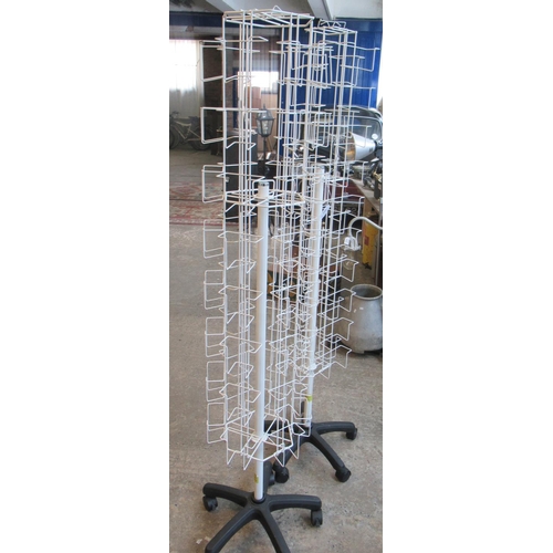 442 - Two postcard display stands. (2)
(B.P. 21% + VAT)