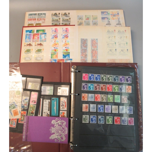 58 - Great Britain early to 1990 mint and used collection in two stock-books including range of mint deci... 