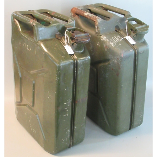 91 - 2 similar vintage Jerry cans.  (B.P. 21% + VAT)