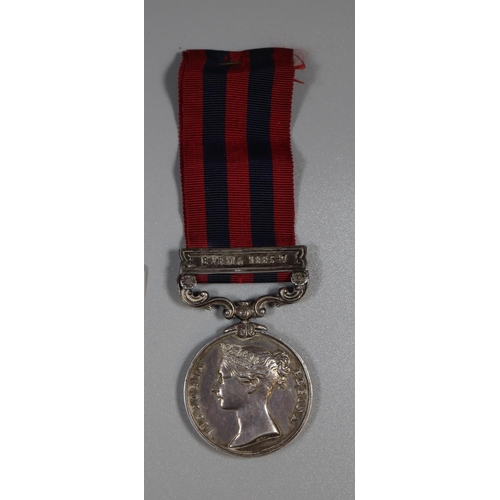 179 - Queen Victoria India General Service medal with clasp for Burma 1885-7 awarded to 2904 Private J Kni... 