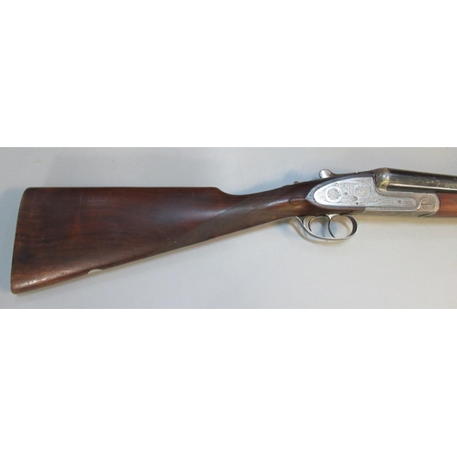 290 - Union Armera double barreled side by side 12 bore side lock ejector shotgun, 'Black Pont Deluxe', ha... 