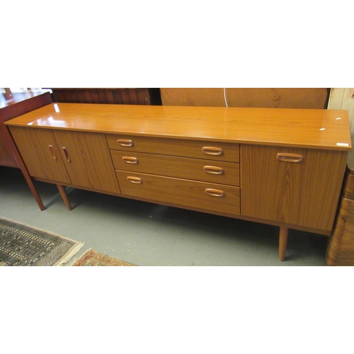 445 - 1960's Schreiber teak finish sideboard.  (B.P. 21% + VAT)