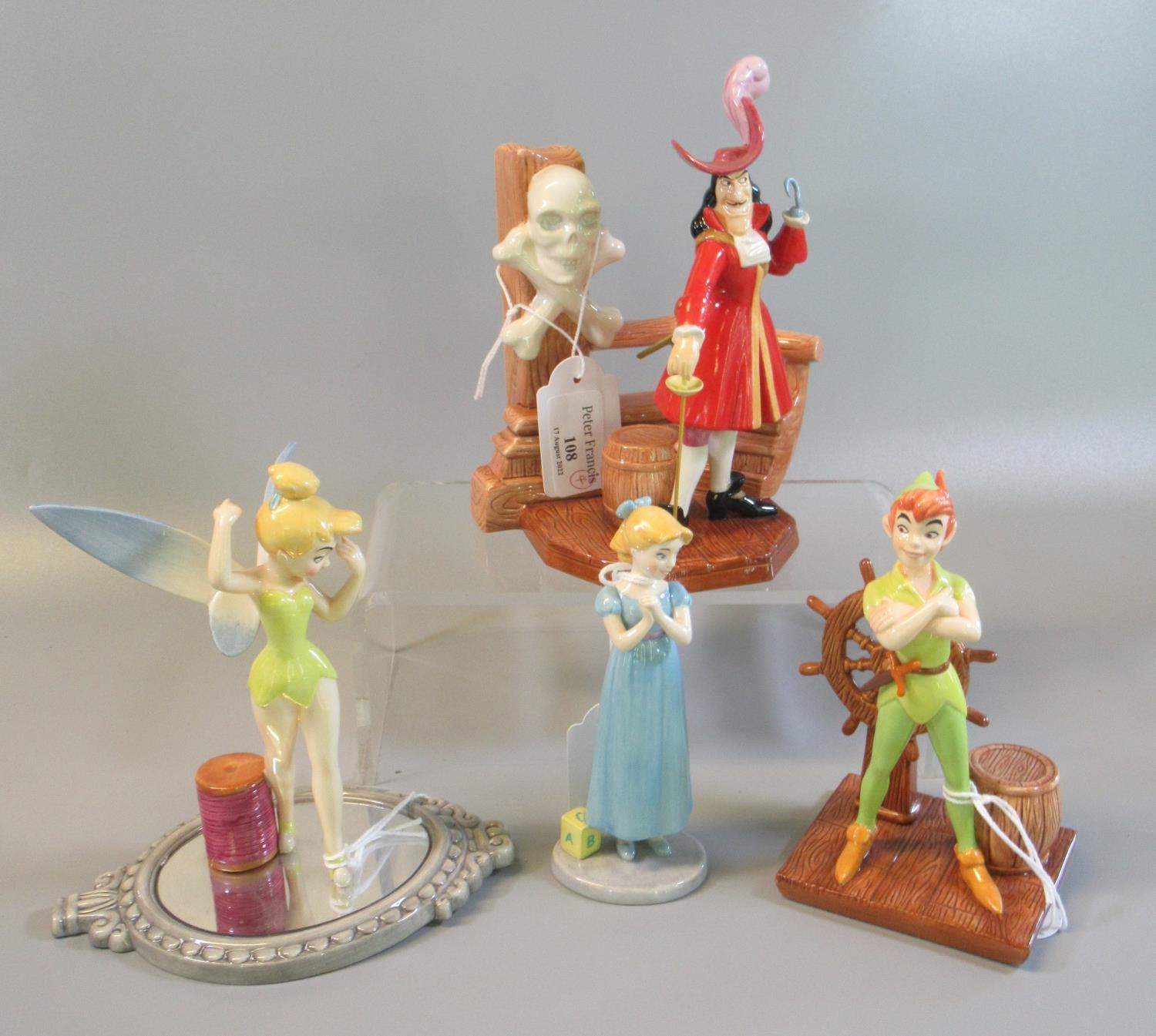Captain Hook figure (Royal Doulton) from our Royal Doulton collection, Disney collectibles and memorabilia