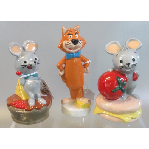 109 - Three Wade china figurines, to include: 'Mr Jinks', 'Dixie' and 'Pixie'.  (3)  (B.P. 21% + VAT)