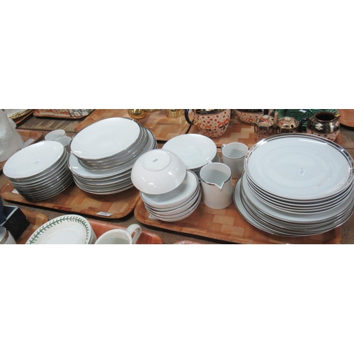 384 - Two trays of Thomas Germany porcelain dinner and coffee ware items.  (2)  (B.P. 21% + VAT)