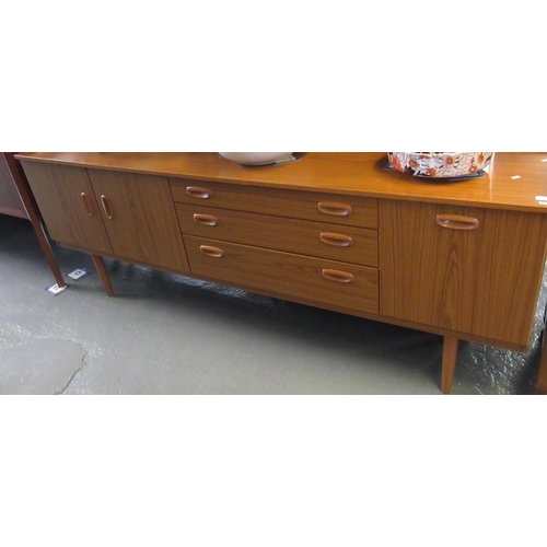 445 - 1960's Schreiber teak finish sideboard.  (B.P. 21% + VAT)