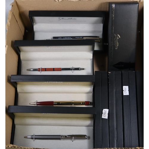 244 - Collection of Stratton writing instruments, various, in original boxes.