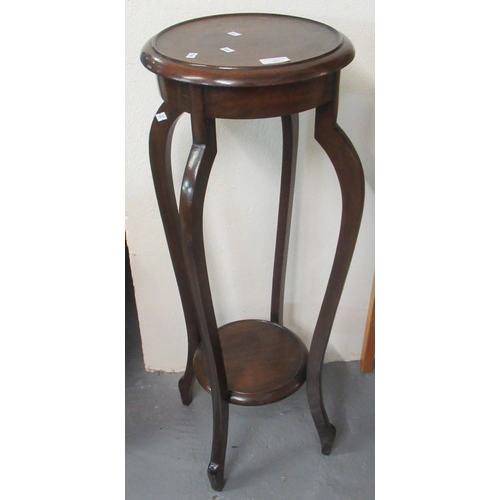 527 - Early 20th century mahogany torchere/jardinière stand.  (B.P. 21% + VAT)