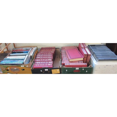 567 - Four boxes of assorted books to include: wildlife, architecture, photography, a set of The British E... 