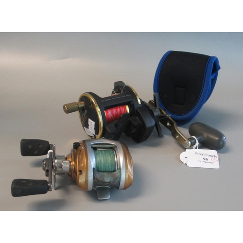 96 - Abu Garcia multiplier type Promax sea fishing reel, together with a Diawa Sealine X20 SHO multiplier... 